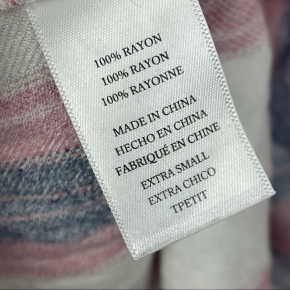 RAILS Hunter Button Down Flannel Shirt White & Peony - Picture 4 of 7